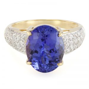 18K AAA Tanzanite Gold Ring from Rocks & Co