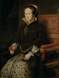 Mary Tudor wearing El Estanque