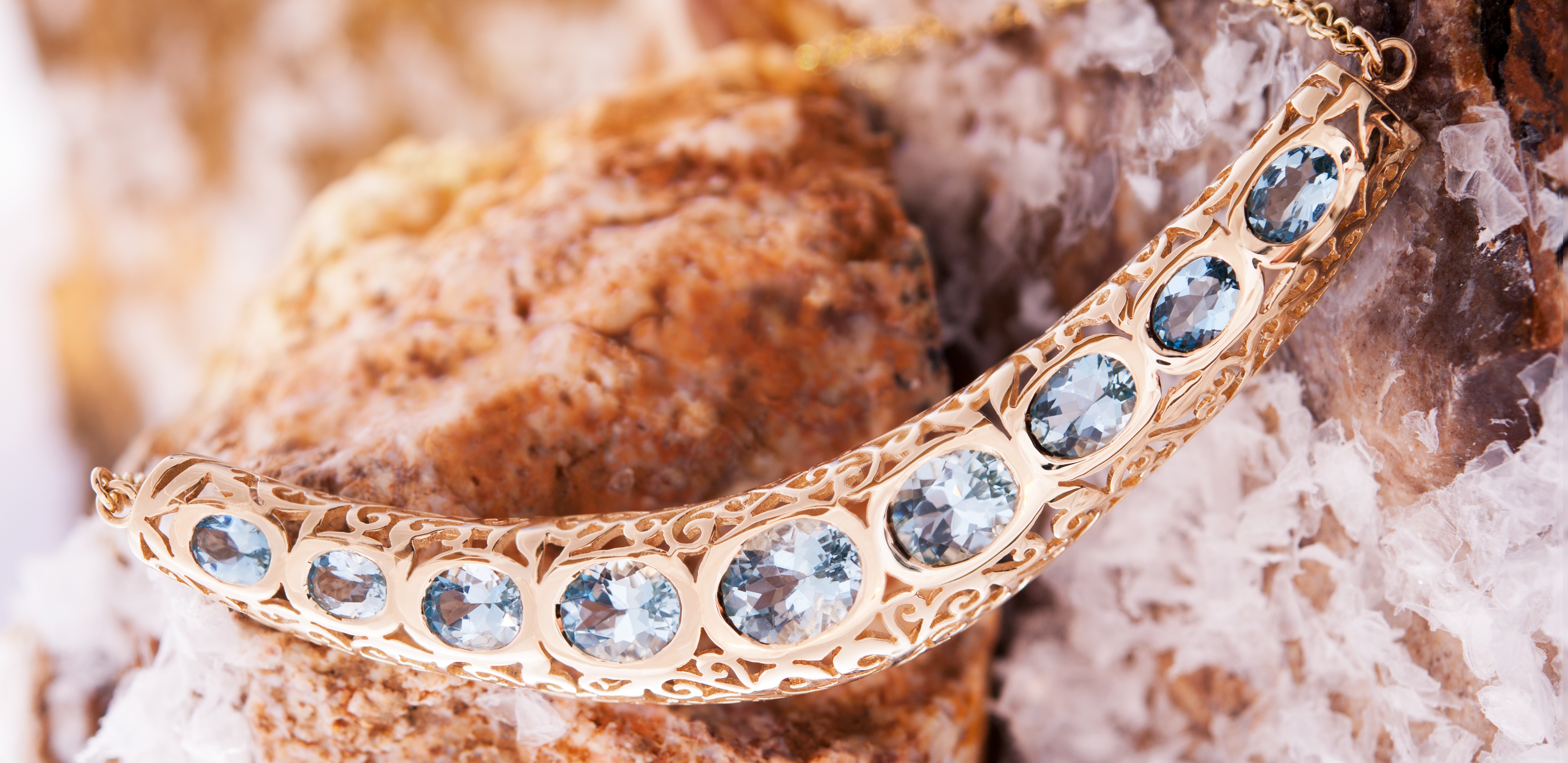 Aquamarine Necklace from Rocks & Co. 