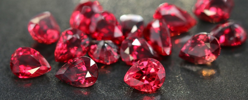 Loose Malawi Ruby Gemstones