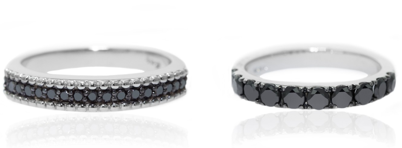 Black Diamond Rings from Rocks & Co. 