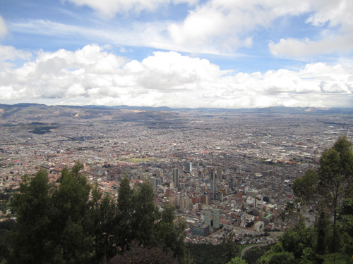 View over Bogotá