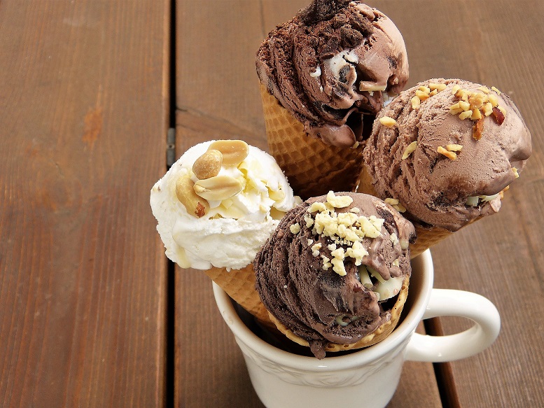 chocolate ice cream summer